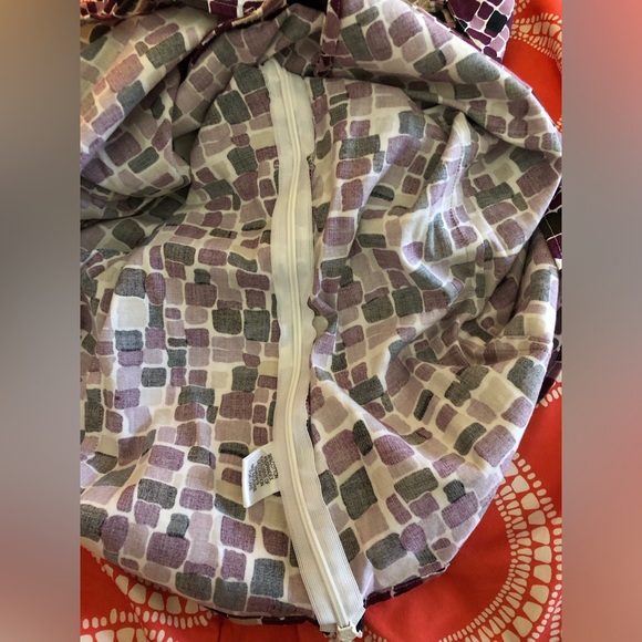 Apt. 9 Petite Purple, Black & Tan Short Sleeve Top Size PXL - Picture 6 of 6